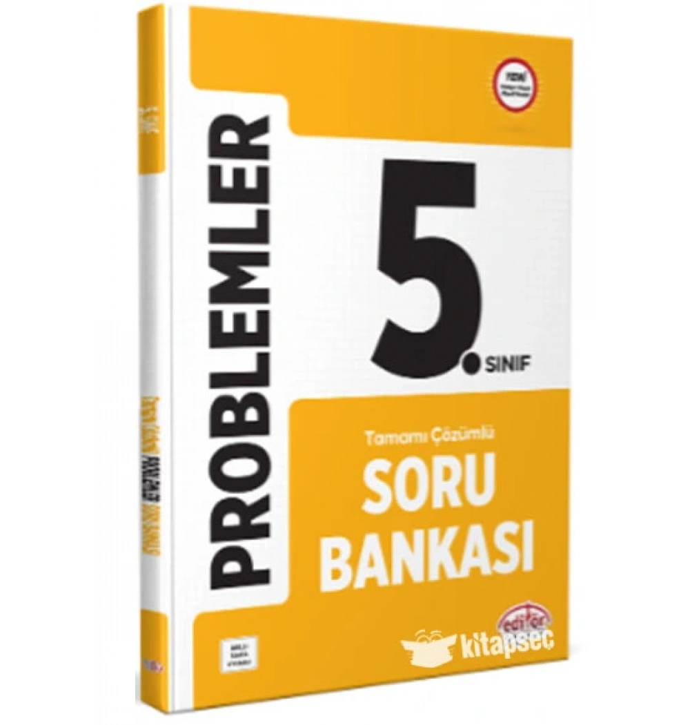Editör 5.Sınıf Problemler Tamamı Çözümlü Soru Bankası