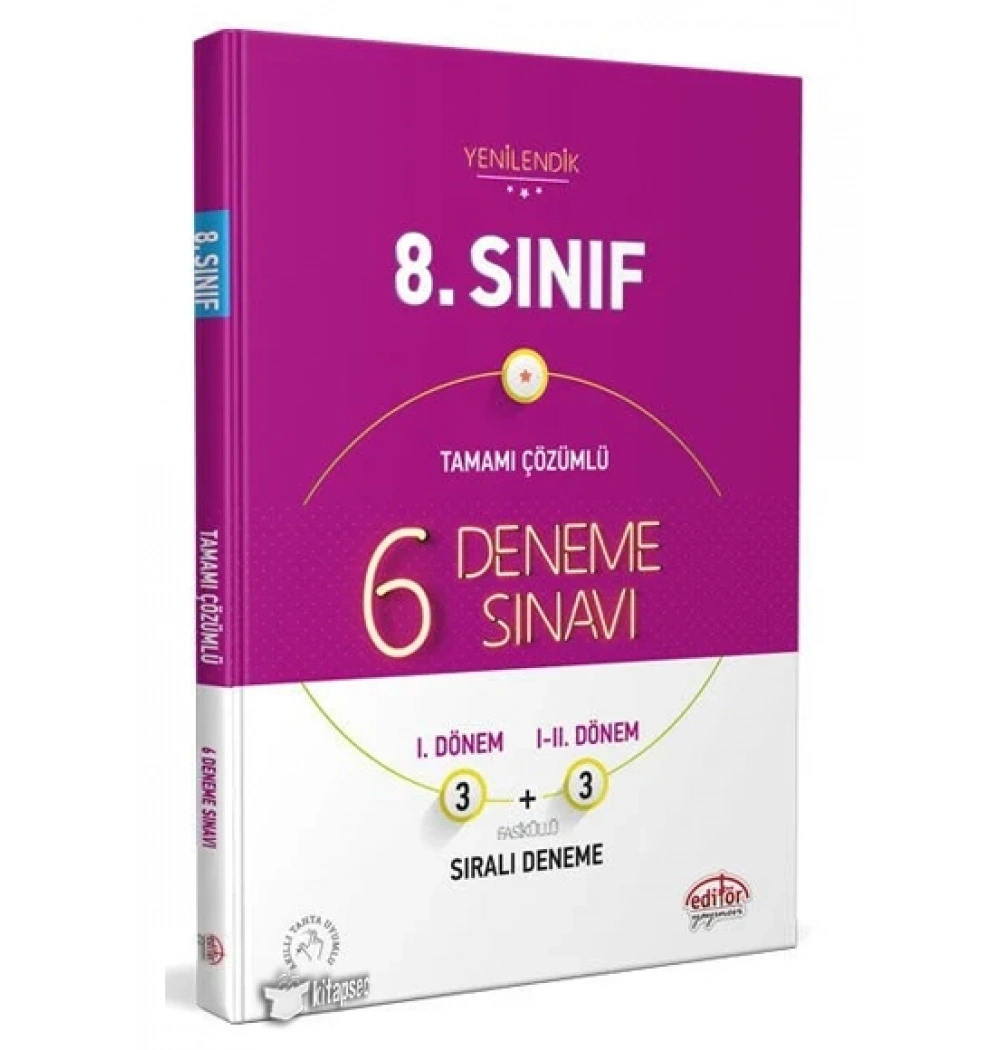 Editör 8.Sınıf 6 Deneme Sınavı