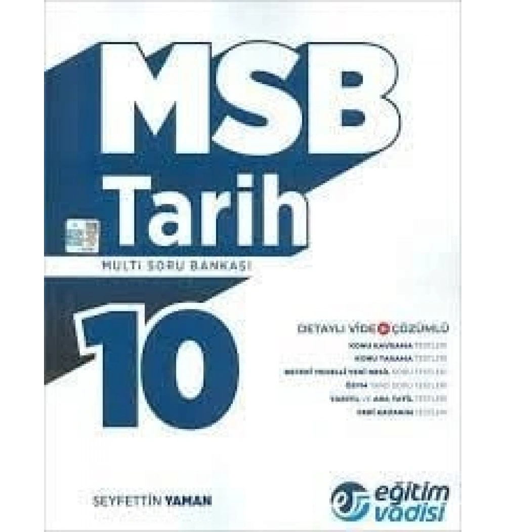 Eğitim Vadisi 10.Sınıf Tarih Multi Soru Bankası