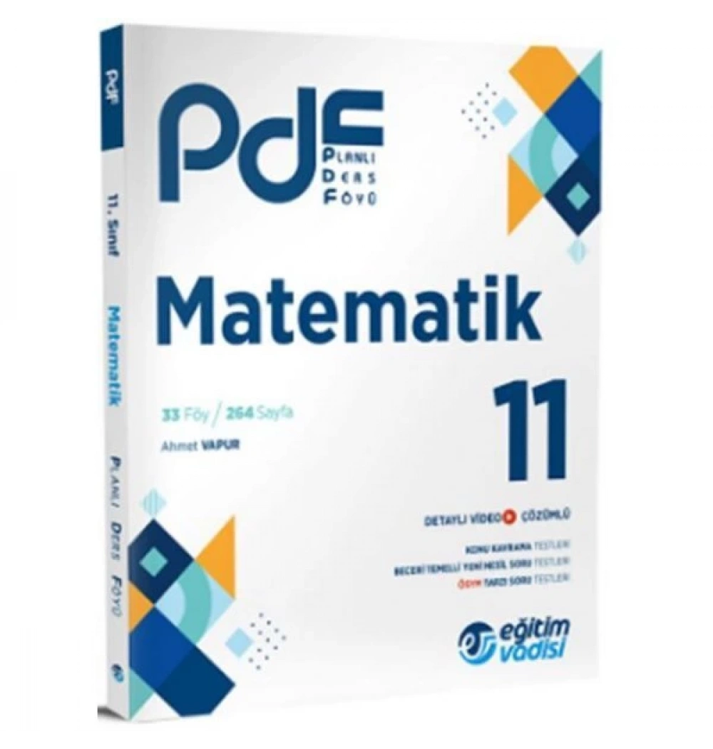 Eğitim Vadisi 11.Sınıf Matematik Planlı Ders Föyü