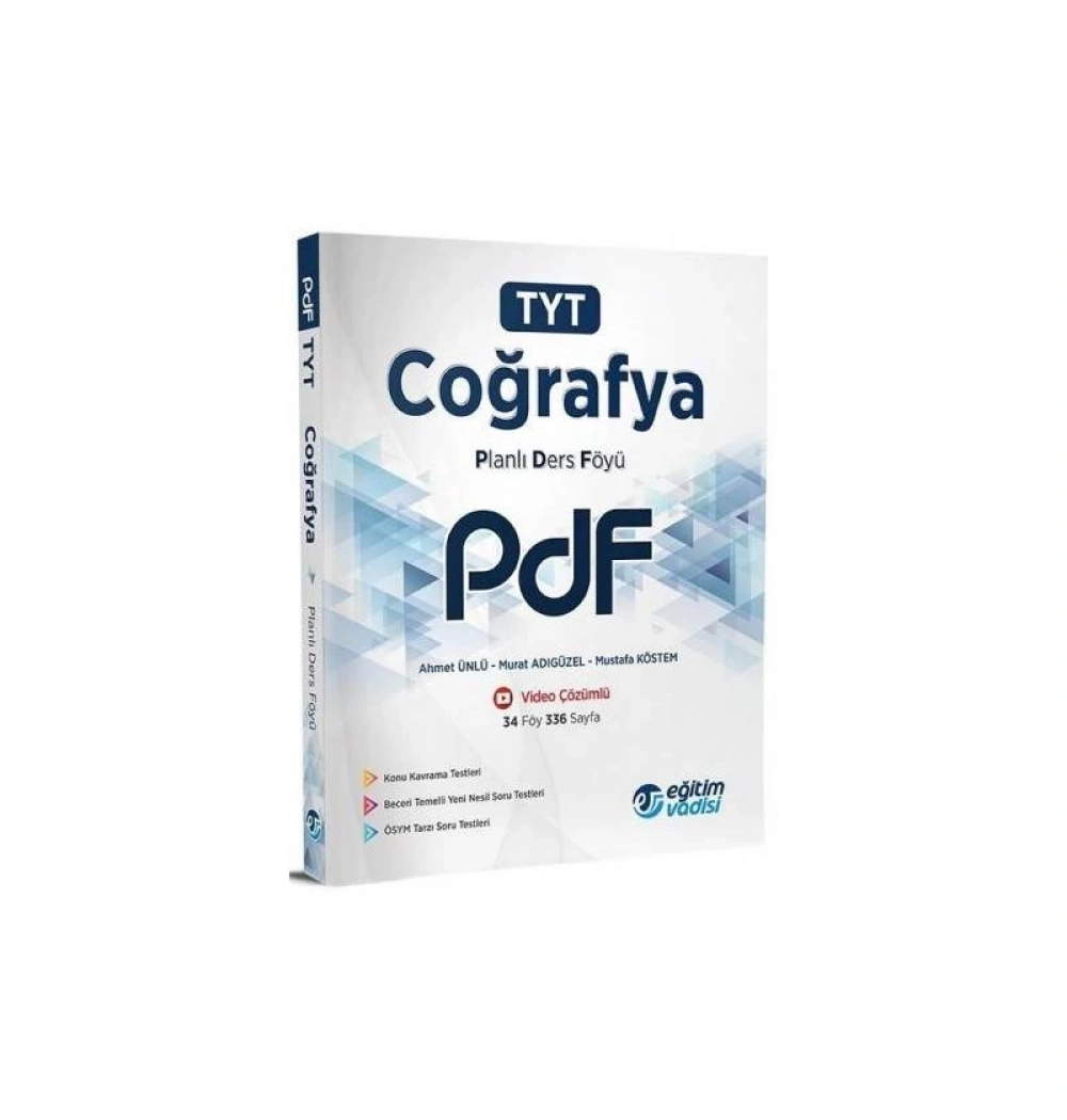 Eğitim Vadisi Tyt Coğrafya Planlı Ders Föyü