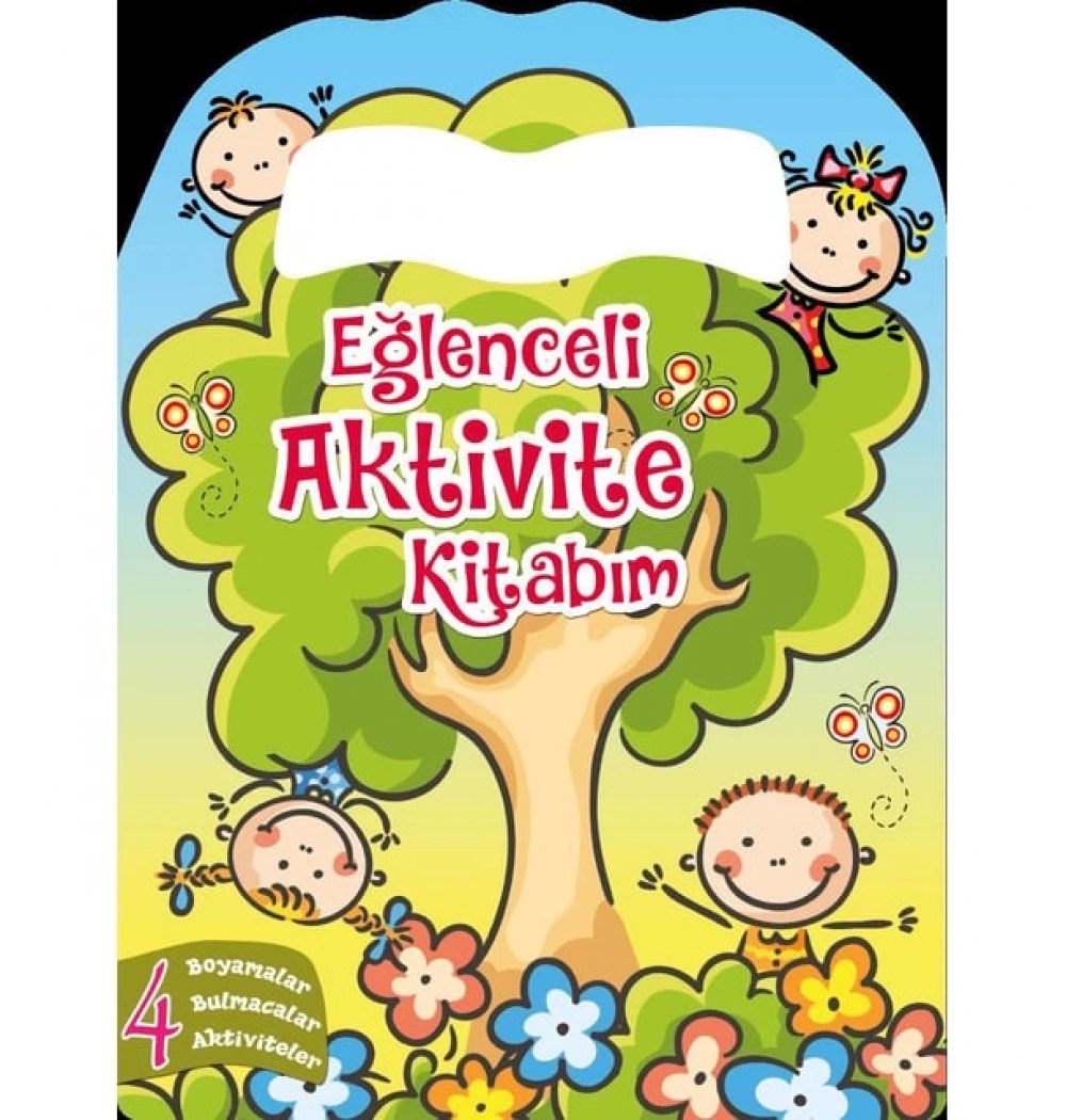 Eğlenceli Aktivite Kitabım Boyamalar Bulmacalar Aktiviteler Mikro -Revzen