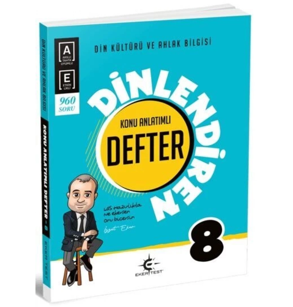 Ekertest 8.Sınıf Dinlendiren Defter Konu Anlatımlı