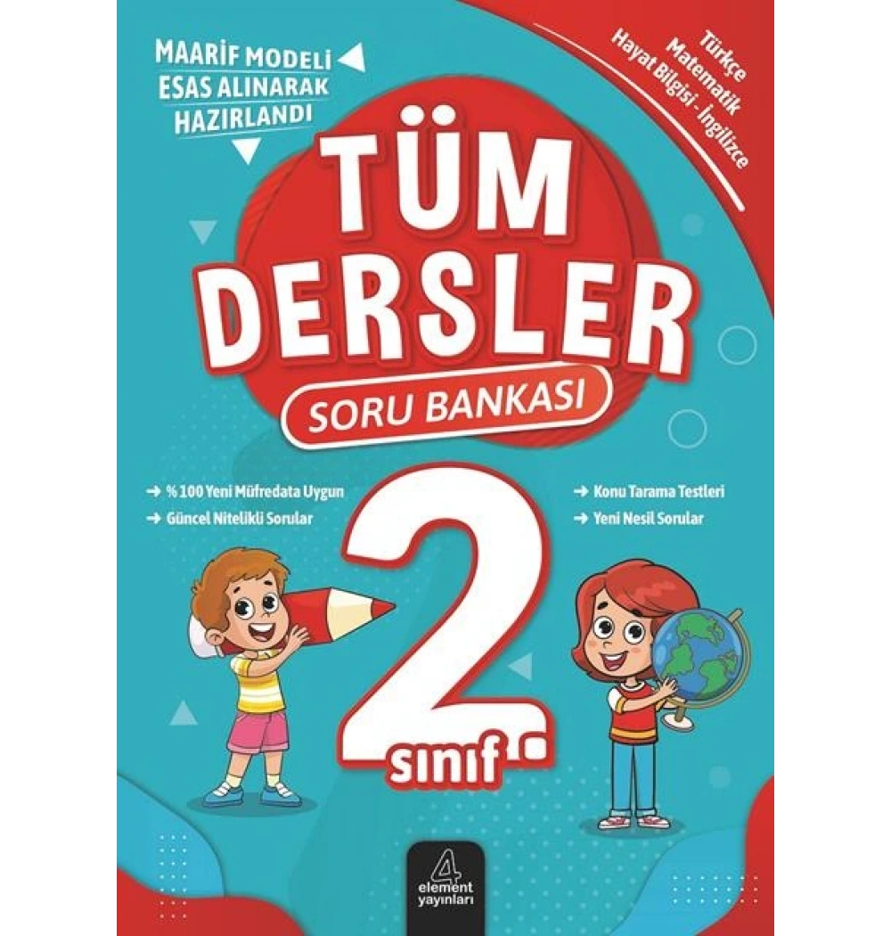 Element 2.Sınıf Tüm Dersler Soru Bankası