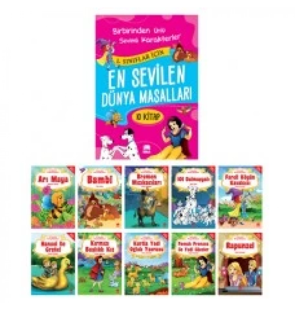 En Sevilen Dünya Masalları Serisi Büyük Boy Ema