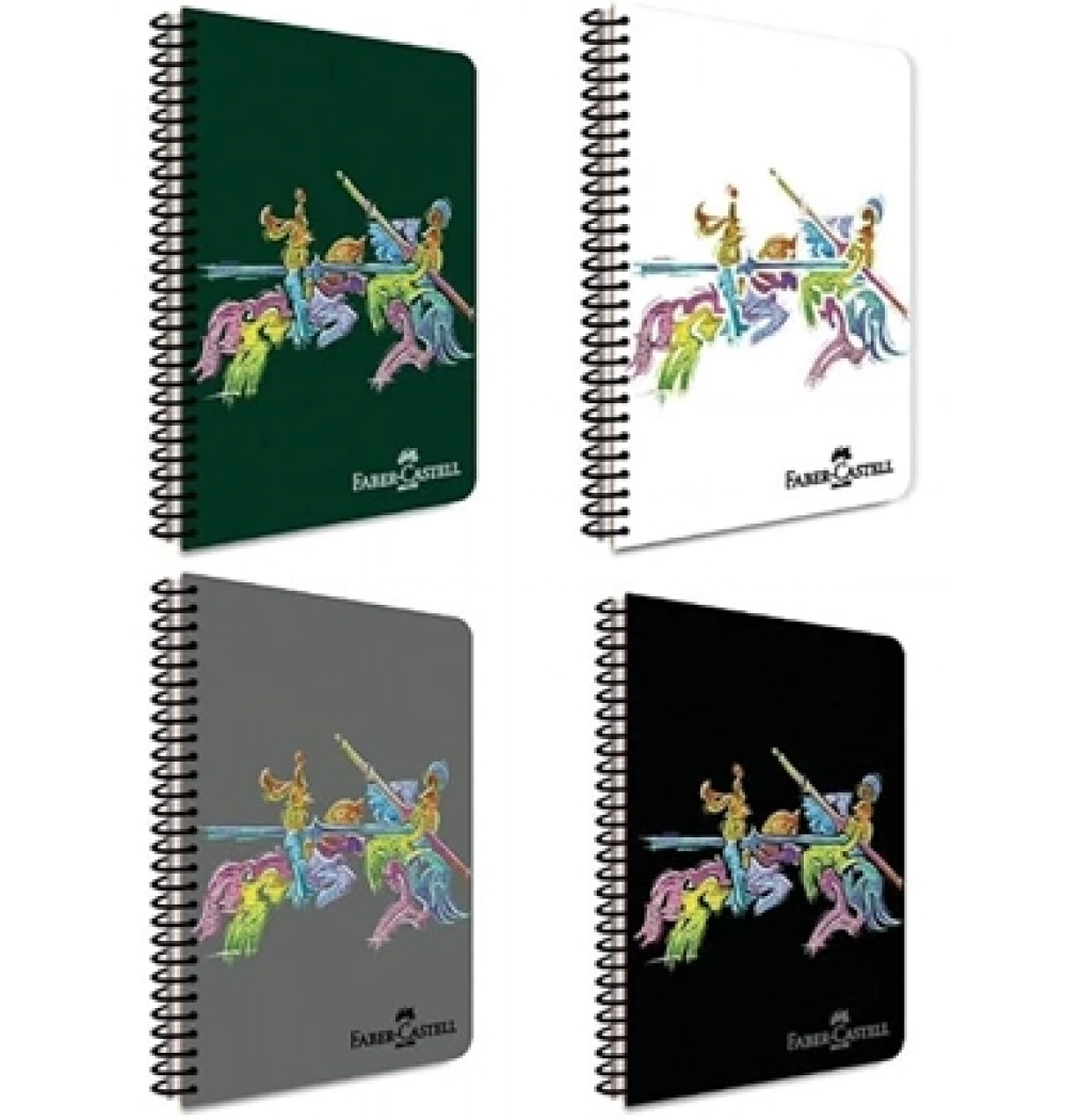 Faber Castell Defter Knights Klas Pp Kapak Spiralli 80 Yaprak Çizgili 5075000441000