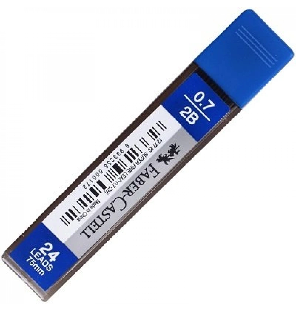Faber Super Fine Min 0,7Mm 2B 75Mm (24Min-Tüp)