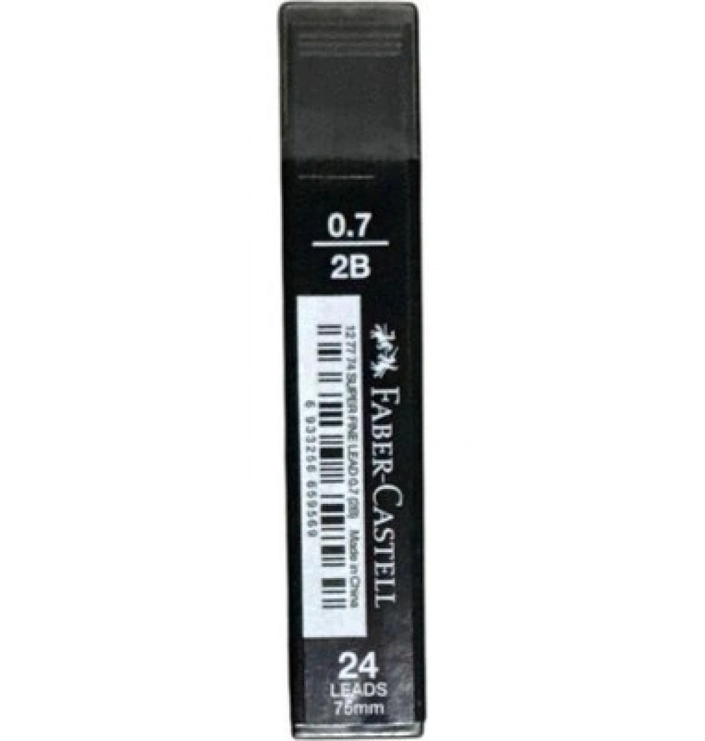 Faber Süper Fine T. Black Min 0,7 mm 2B 75 mm