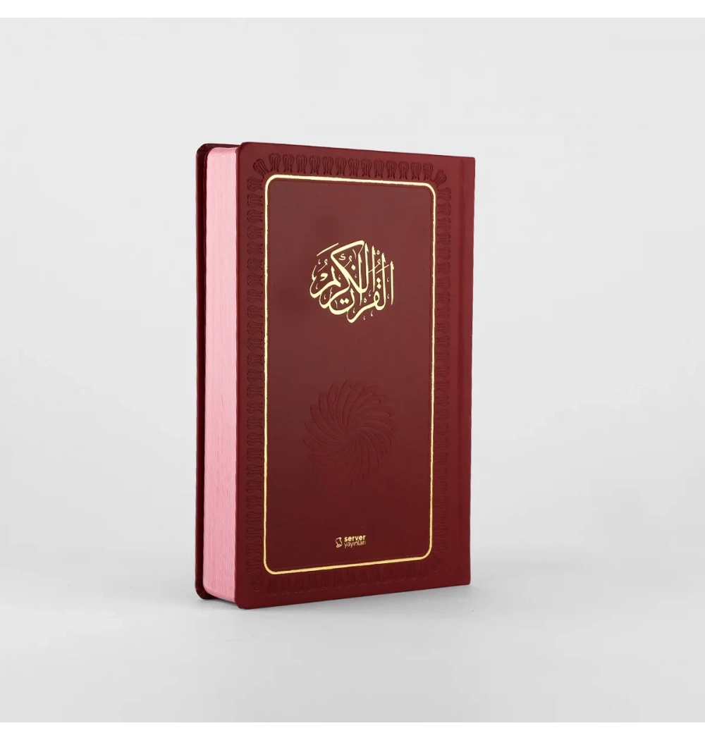Feyzül Furkan Metinli Tefsirli Meal Orta Boy Bordo Ciltli Server