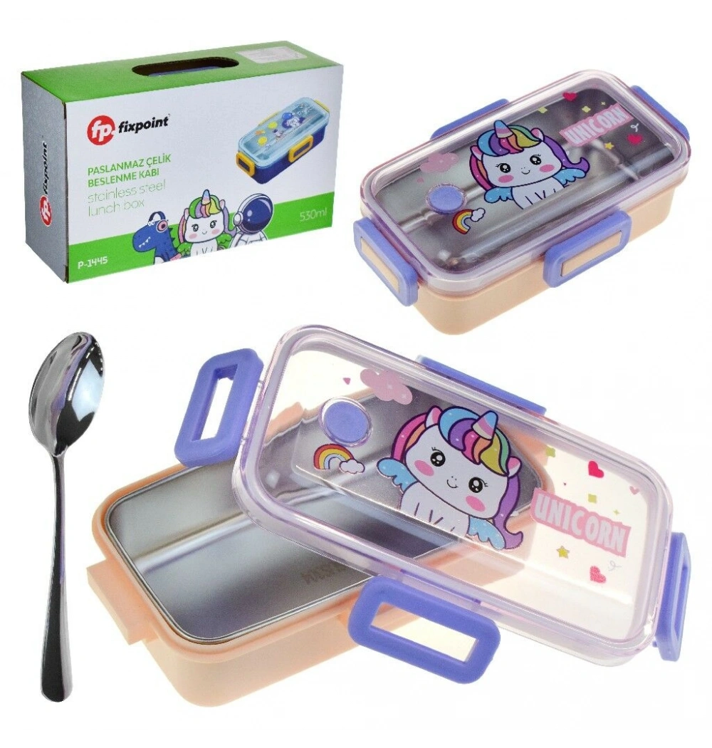 FixPoint Çelik Beslenme Kabı 530ml P-1445 (72)