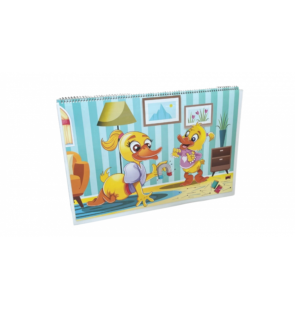 Fliport Tekniği İle Mini Öykü Seti Beyaz Pusula