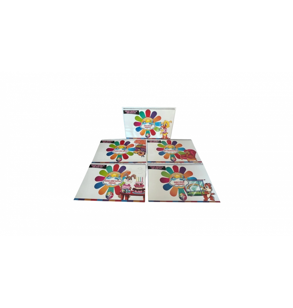 Fliport Tekniği İle Mini Öykü Seti Beyaz Pusula