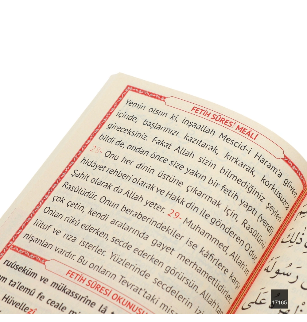 FN Rahle Boy 192 Sayfa İri Yazılı Karton Kapak Yasin - Yeşil