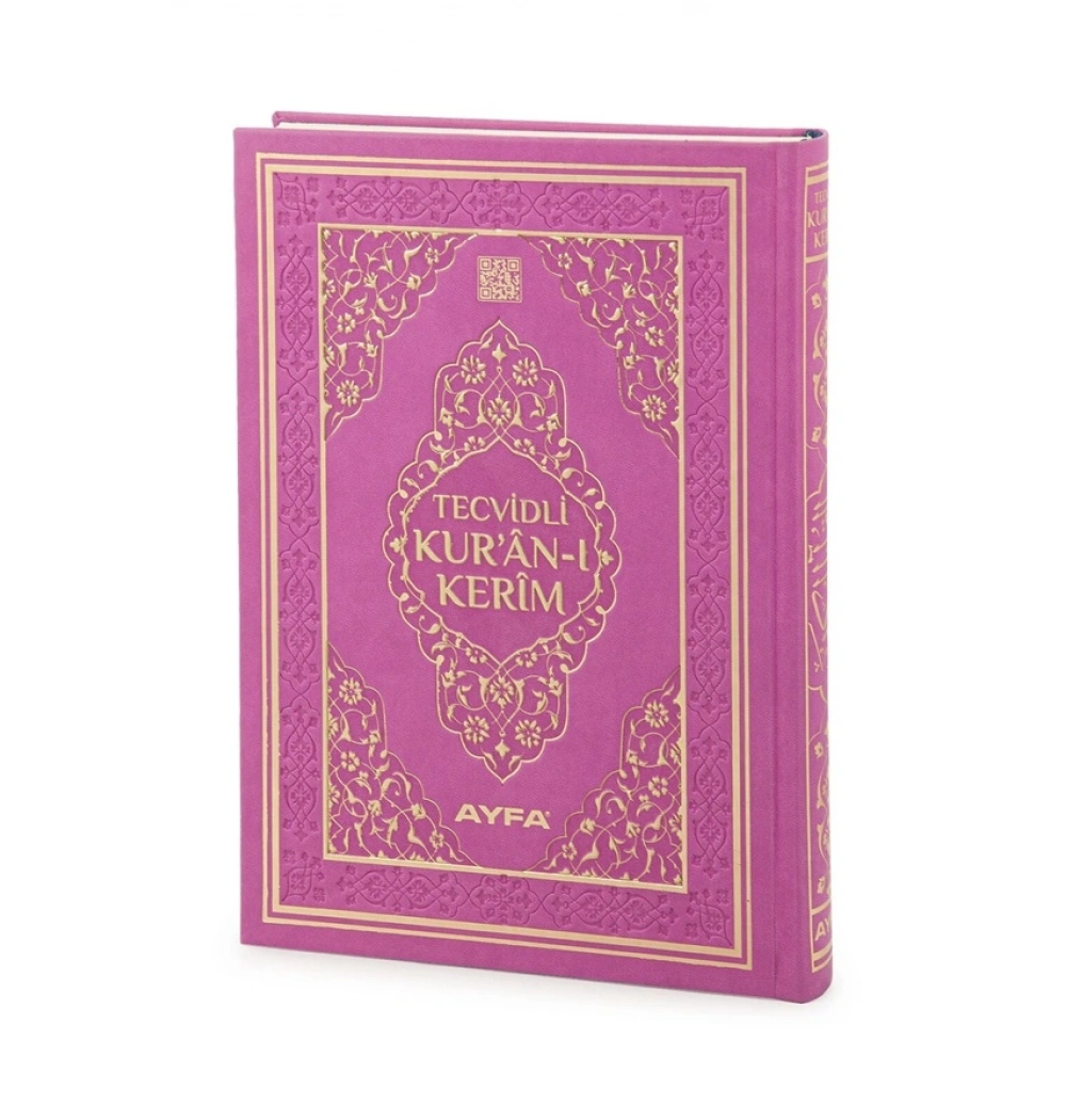 Furkan 17739 Cami Boy Tecvidli Kuranı Kerim Termo Deri Cilt Pembe Renk