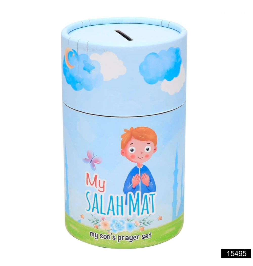 Furkan Neşriyat (17x10x32) Çocuk Serisi Kumbaralı Silindir Kutu (Boş) İngilizce