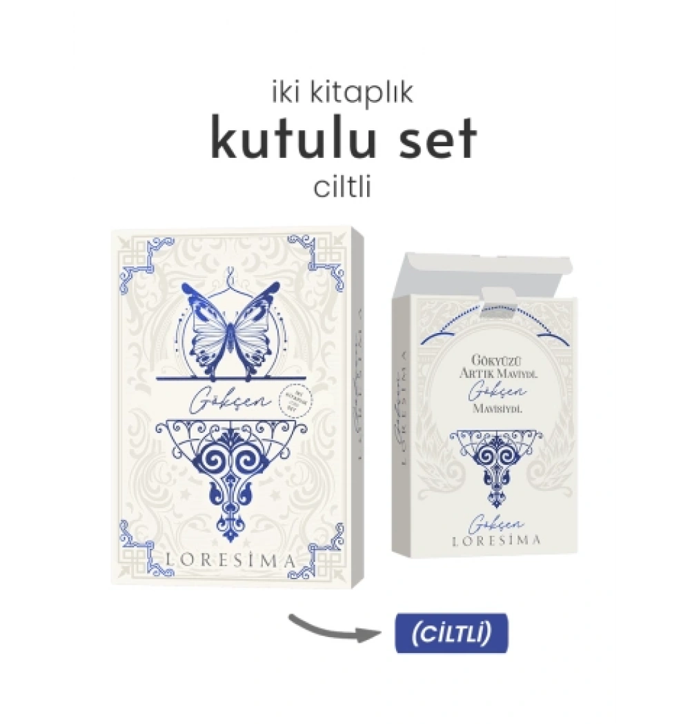 Gökçen 2 Kitaplık Set Loresima Ephesus