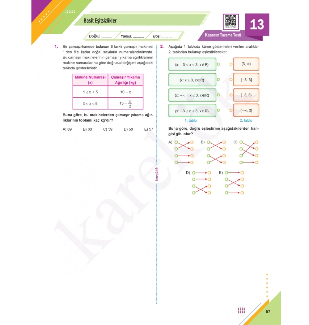 HER KAZANIMDAN BİR SORU TYT MATEMATİK KAREKÖK
