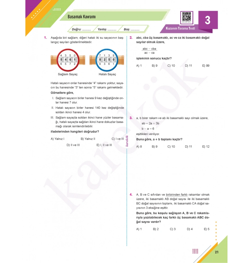 HER KAZANIMDAN BİR SORU TYT MATEMATİK KAREKÖK