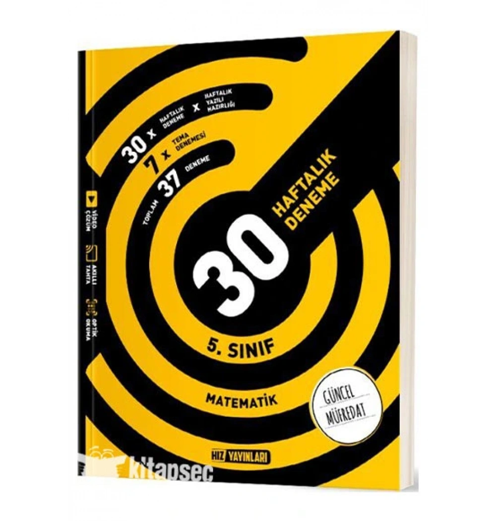 Hız 5. Sınıf Matematik 30 Haftalık Deneme