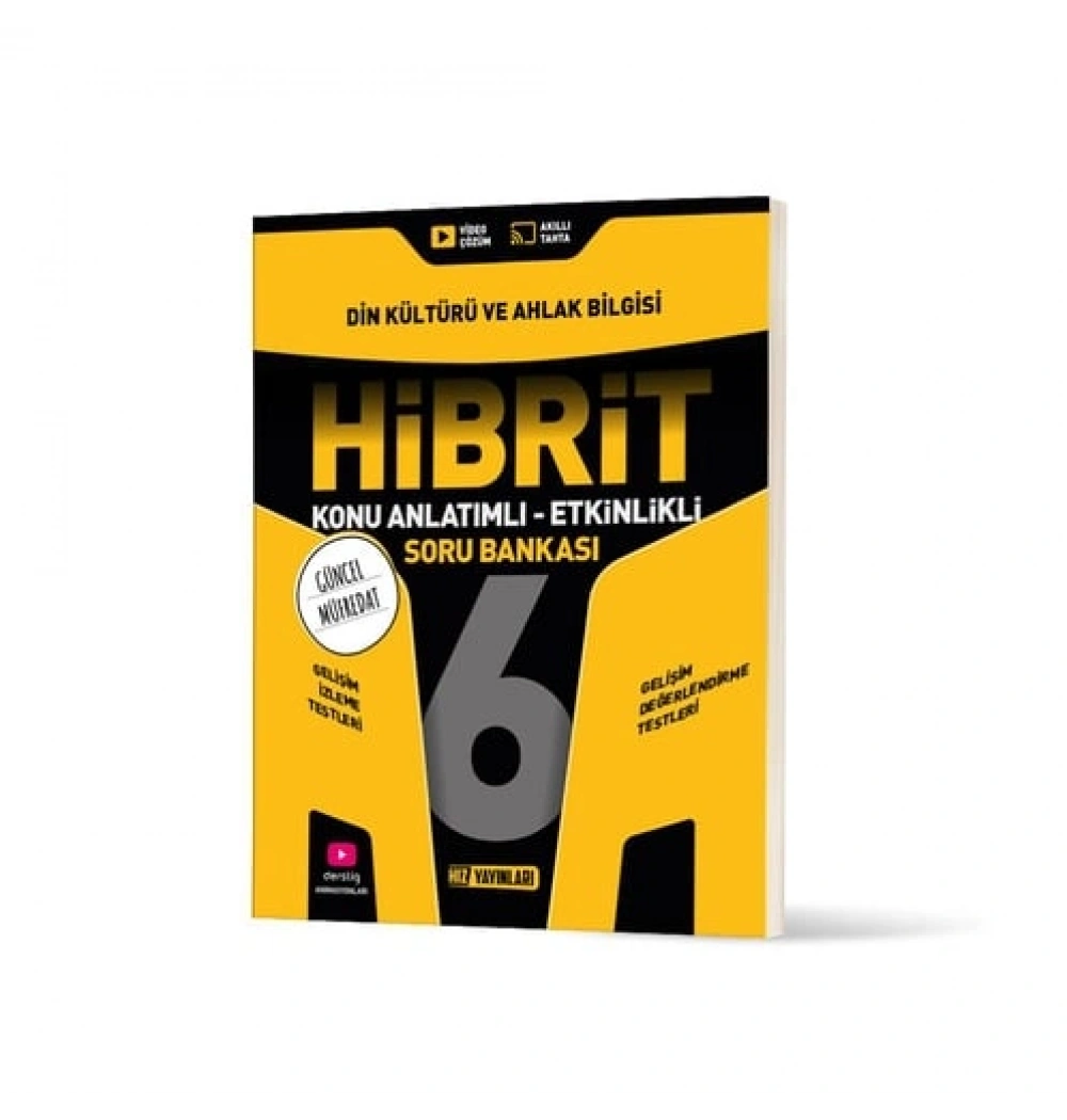 Hız 6.Sınıf Din Kültürü Ahlak Bilgisi Hibrit Konu Anlatımlı Soru Bankası