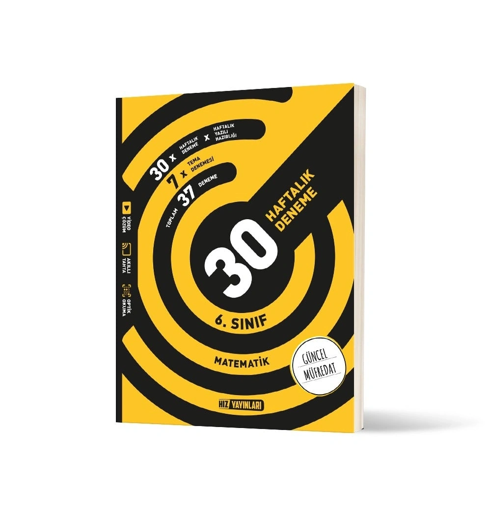HIZ 6.SINIF MATEMATİK 30 HAFTALIK DENEME