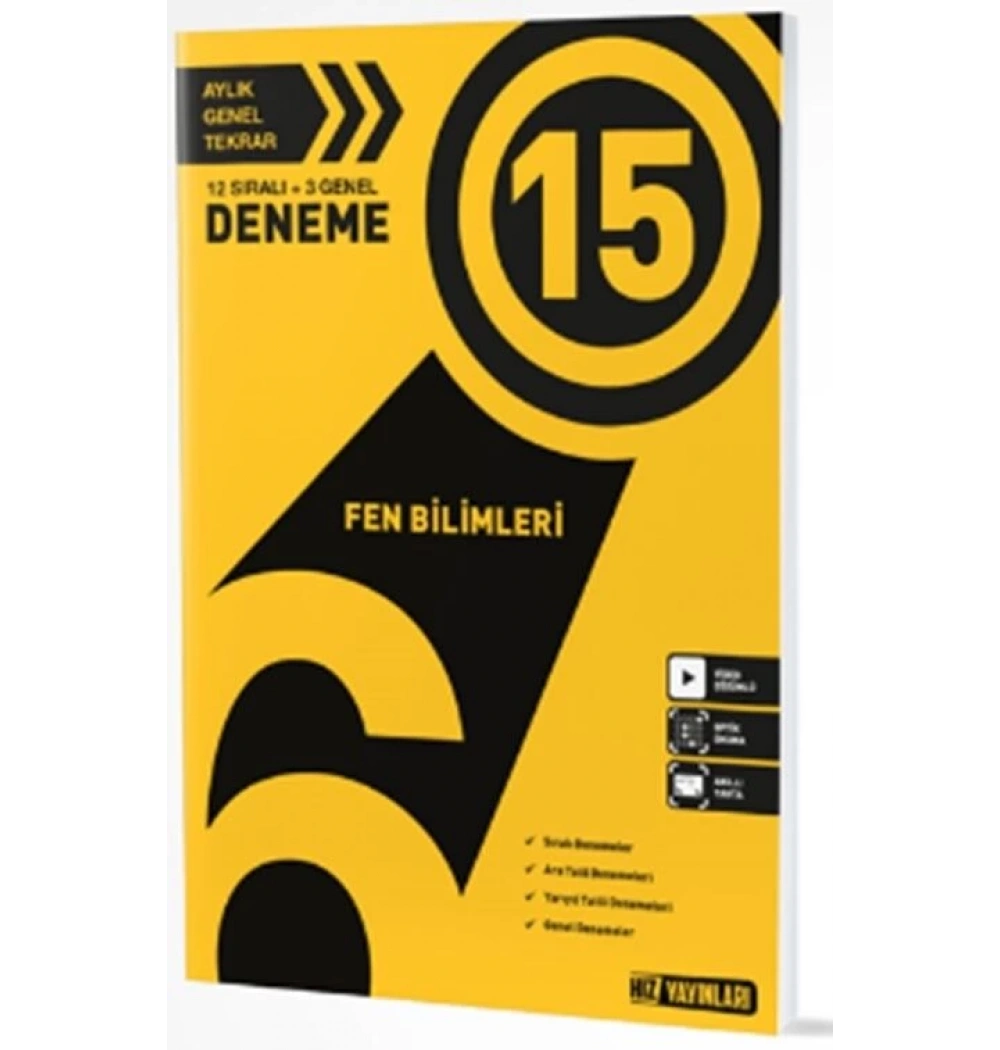 Hız 6.Sınıf Fen Bilimeri 15 Deneme