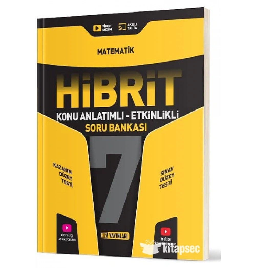 Hız 7.Sınıf Matematik Konu Anlatımlı Soru Bankası Hibrit