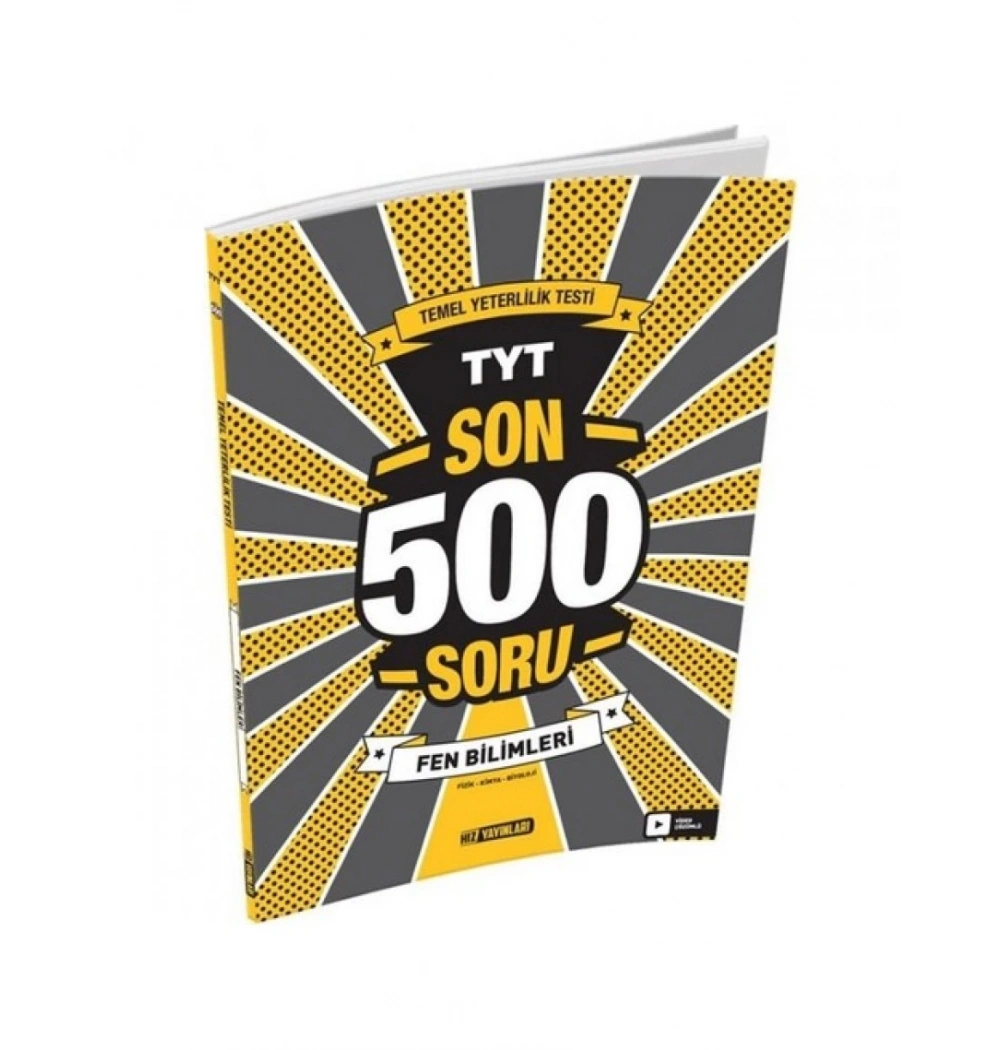 Hız Tyt Fen Bilimleri Son 500 Soru Bankası