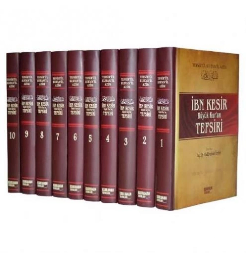 İbni Kesir Büyük Kuran Tefsiri 10 Cilt Şamua Kağıt Kahraman