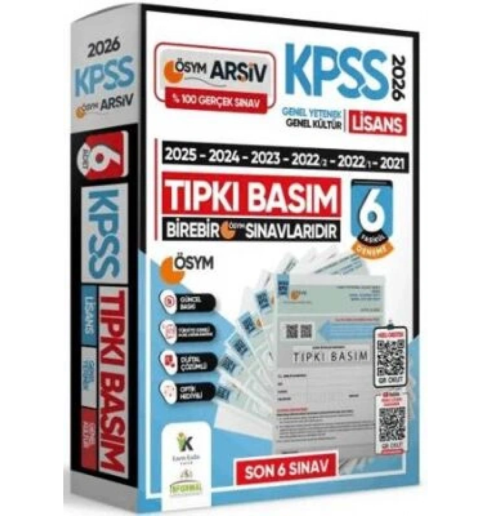 İnformal 2026 Kpss Lisans Gy Gk 2021-2025 Son 6 Sınav Tıpkı Basım