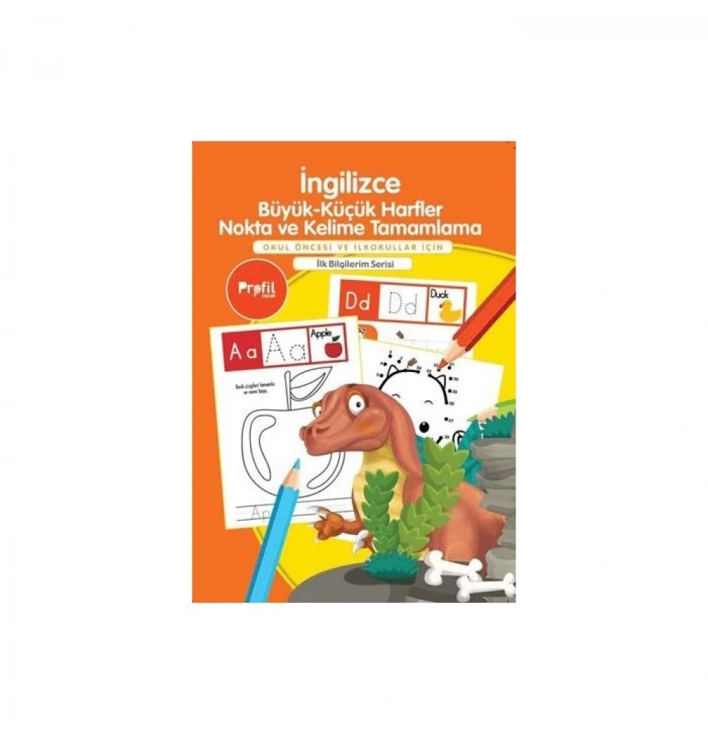 İngilizce Büyük Küçük Harfler Nokta Kelime Tamamlama Profil Kitap