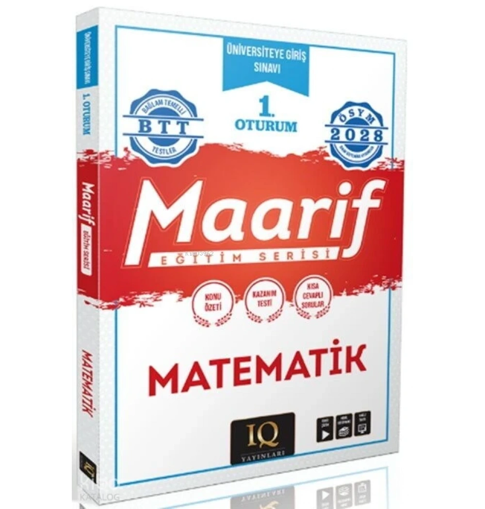 Iq Üniversiteye Giriş Sınavı 1.Oturum Matematik Eğitim Serisi