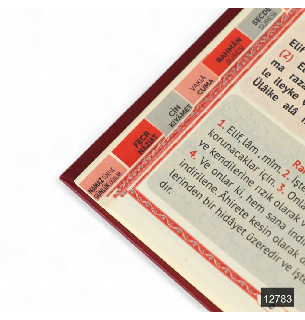 İsme Özel Orta Boy 192 Sayfa 3lü Cilt Bezi 41 Yasin