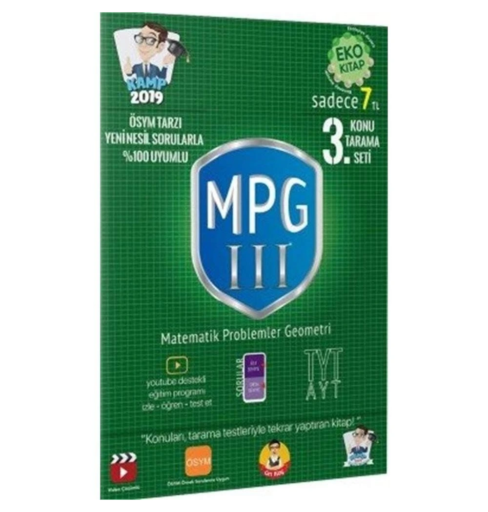 Kamp 2019 Tyt Mpg 3 Konu Tarama Seti Tonguç