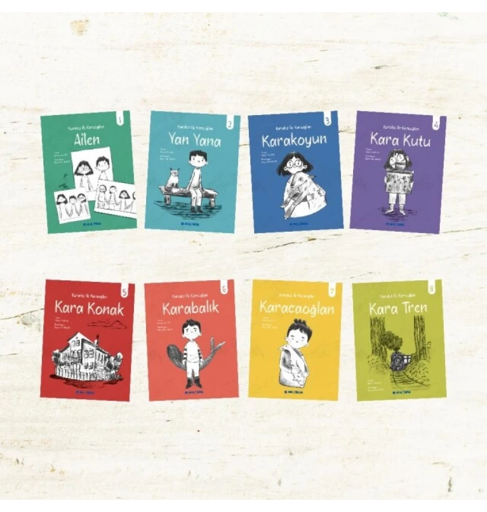 Kara Kız İle Karaoğlan Seri 8 Li Multibem