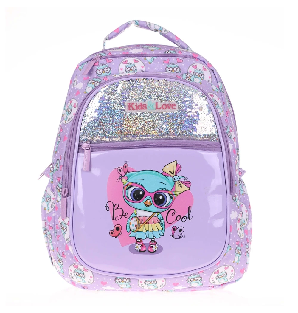 KAUKKO KIDS&LOVE PULLU RUGAN OWL L5101 KARINCA ÇANTA