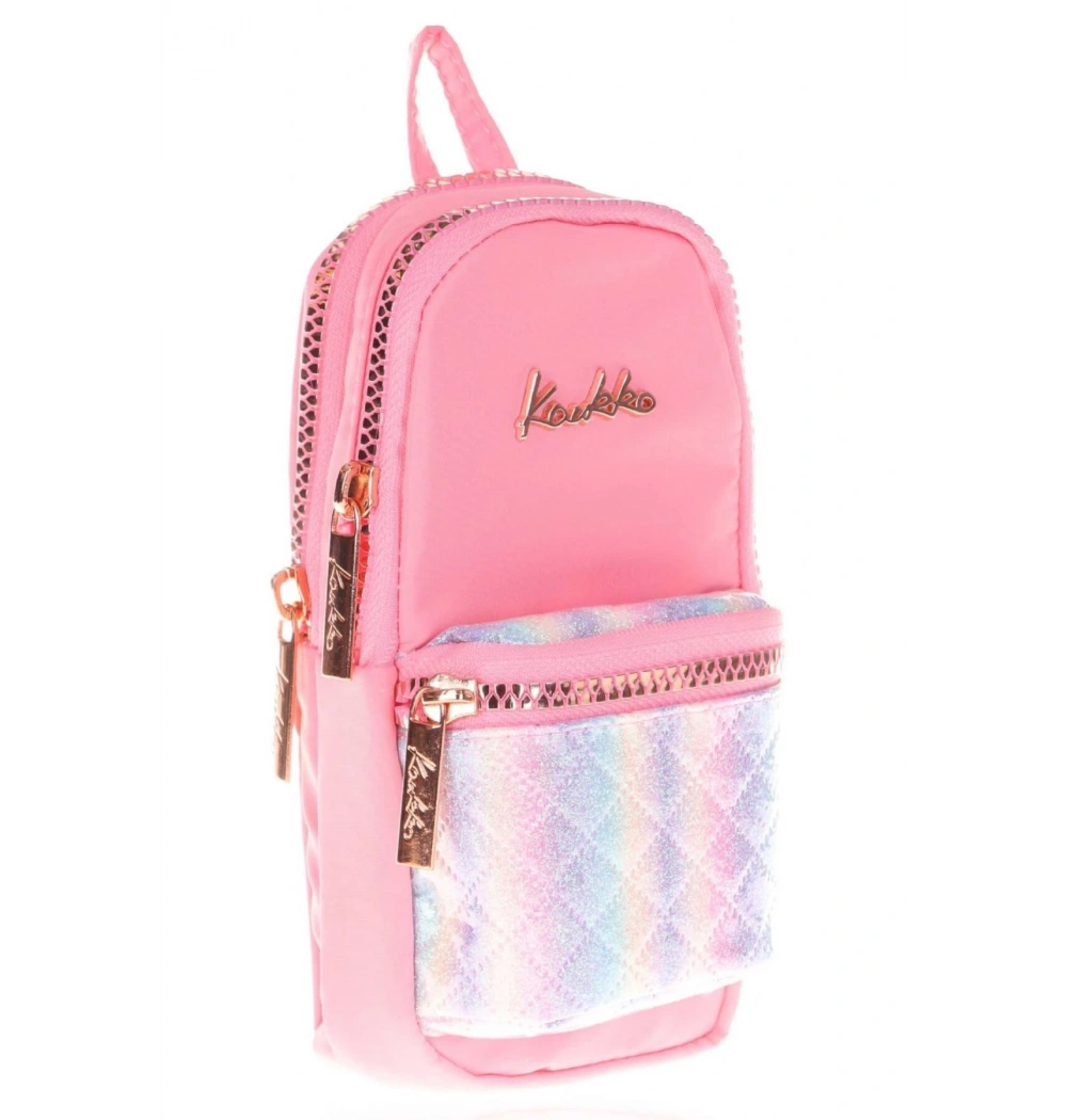 KAUKKO MAGIC GLOSS JUNIOR BAG KALEM ÇANTASI (ROSE) K2510 KARINCA ÇANTA