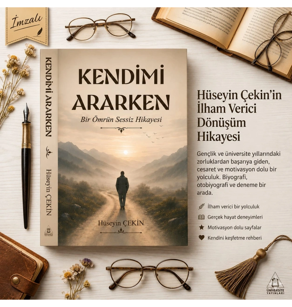 Kendimi Ararken Bir Ömrün Sessiz Hikayesi Hüseyin Çekin Üniversite (İmzalı)