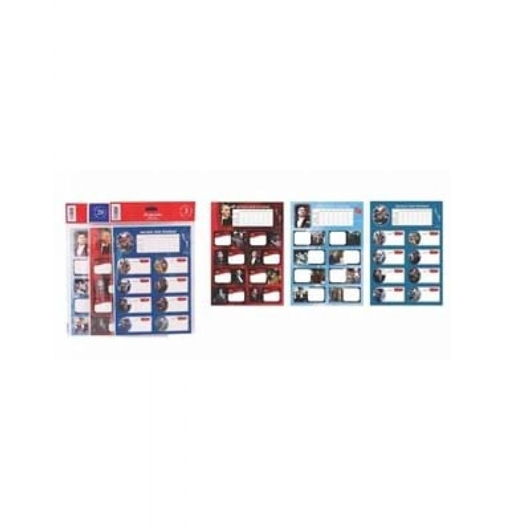 Keskin COLOR Atatürk Ders Programlı 3Lü Etiket 220131-12