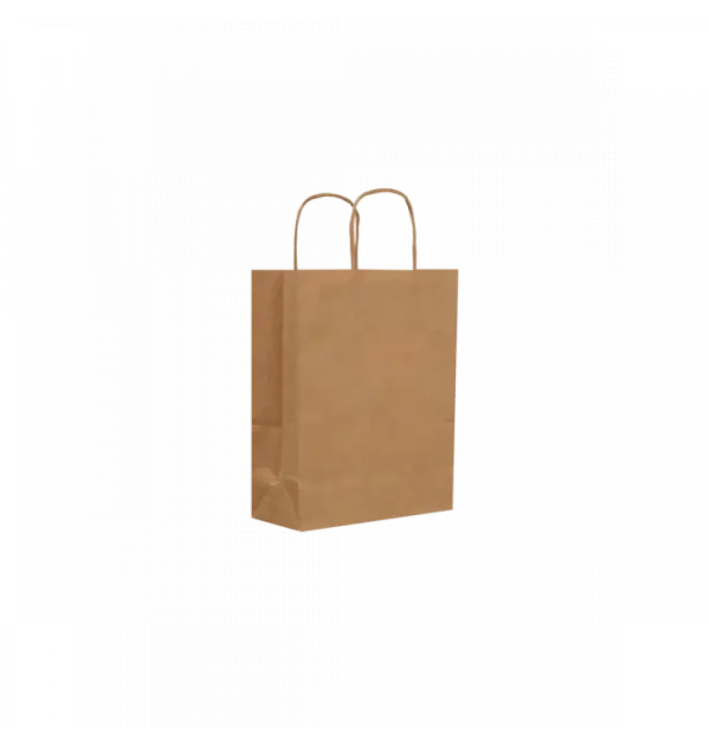 Kika Büküm Saplı Çanta 45X12X50 Kraft