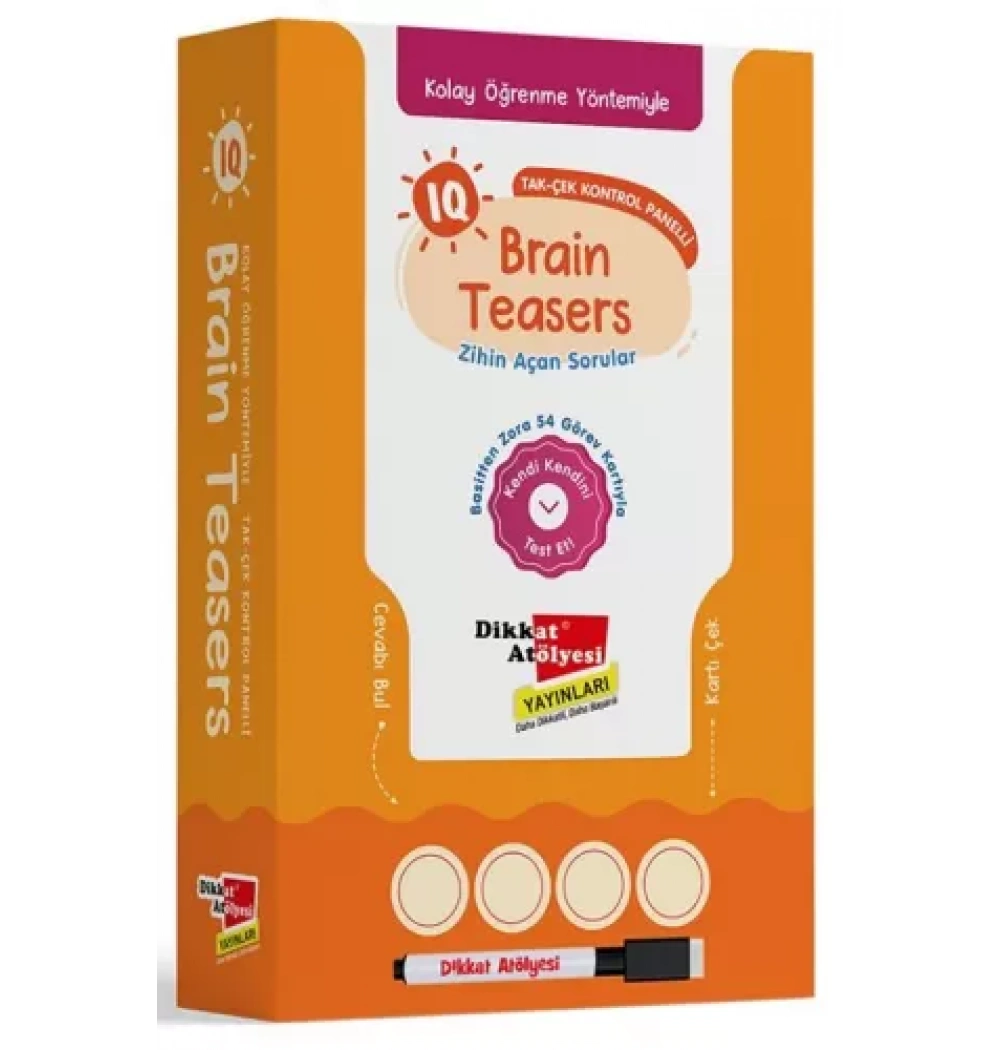 Kolay Öğrenme Yöntemiyle Brain Teasers Zeka Oyunları Takım