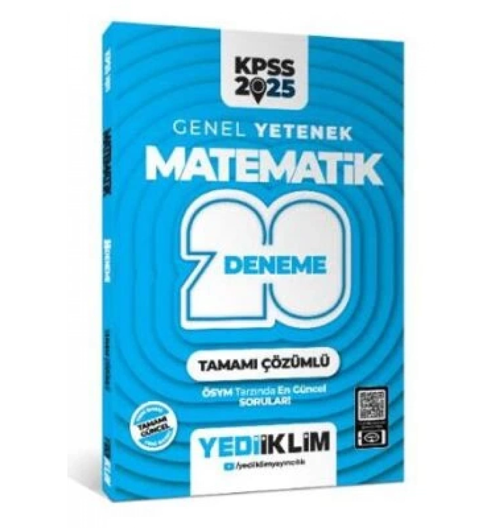 Kpss 2025 Gy Matematik 20 Çözümlü Deneme Yediiklim