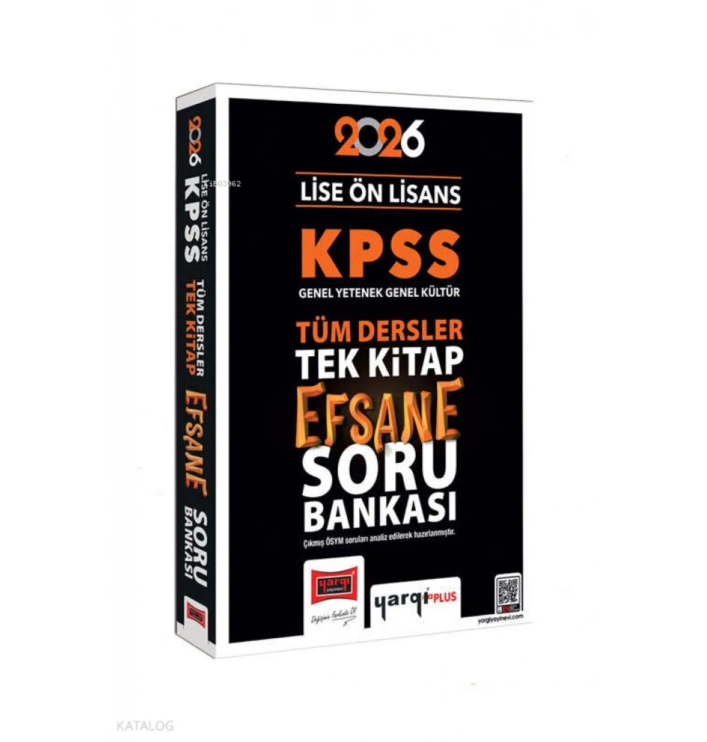 Kpss 2026 Gy Gk Tüm Dersler Efsane Önlisans Soru Bankası