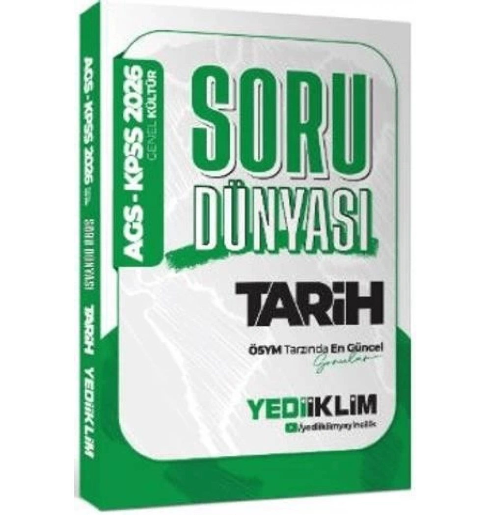 Kpss Ags Gk Tarih Soru Dünyası Yediiklim