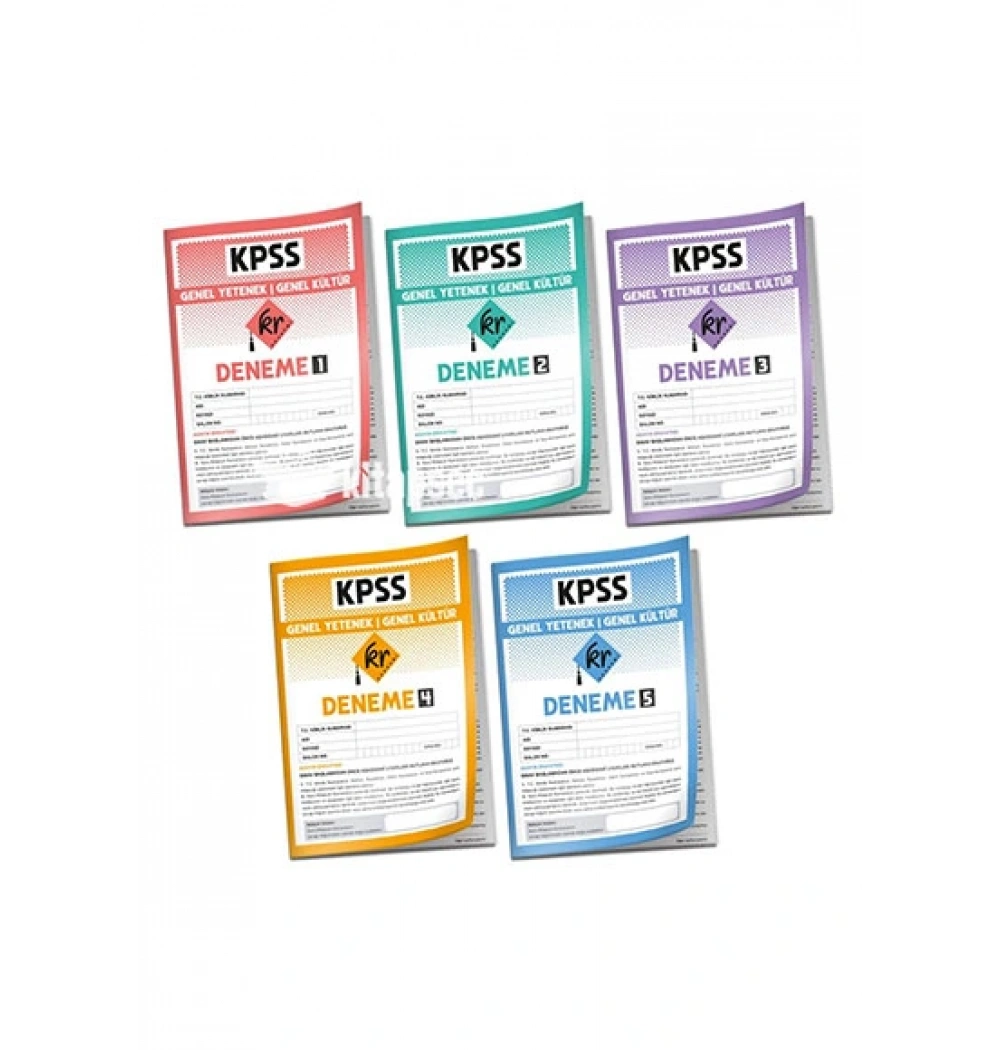 KPSS GY GK LİSANS 5 DENEME KR AKADEMİ
