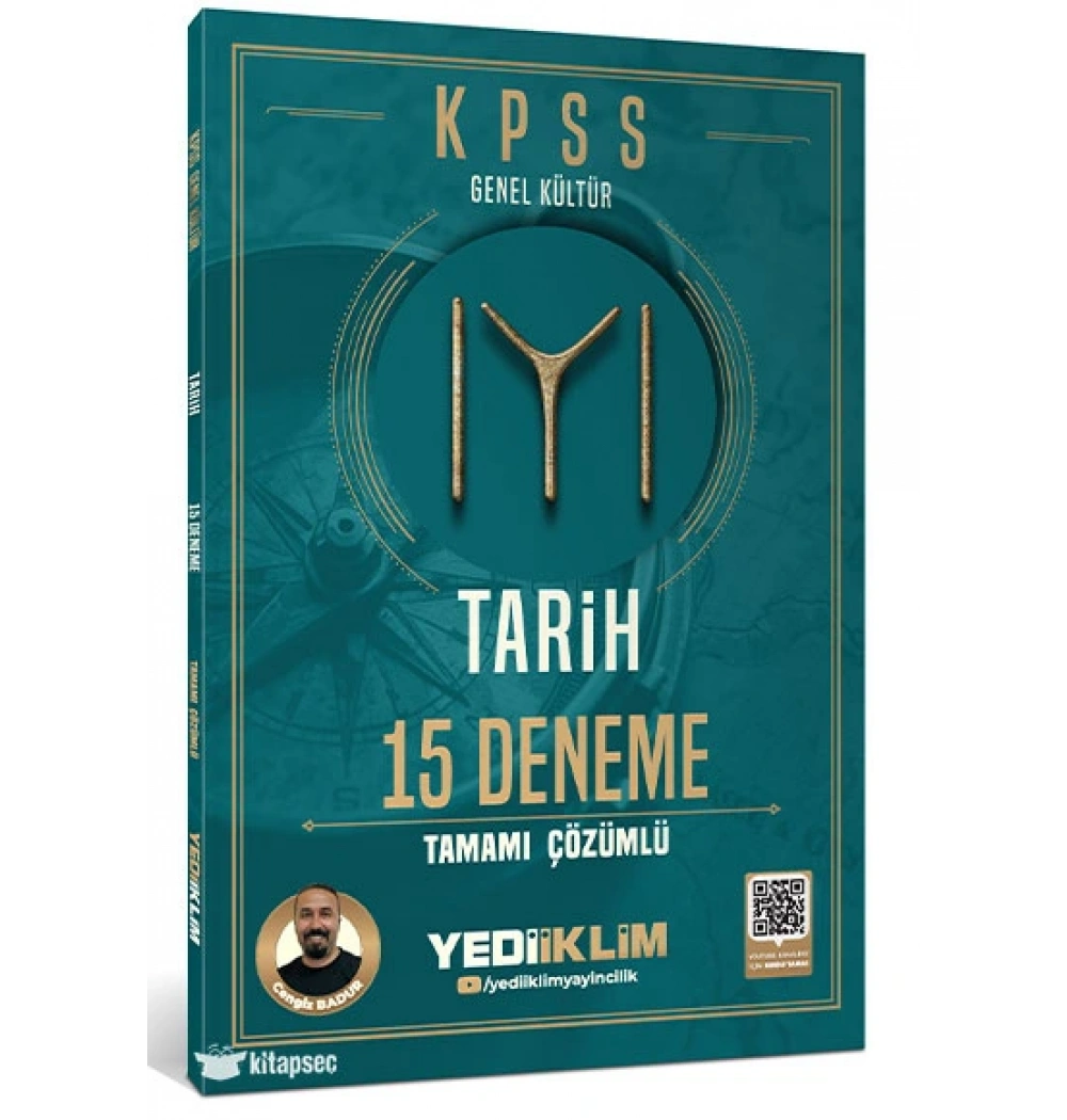 KPSS TARİH GK 15 ÇÖZÜMLÜ DENEME YEDİİKLİM