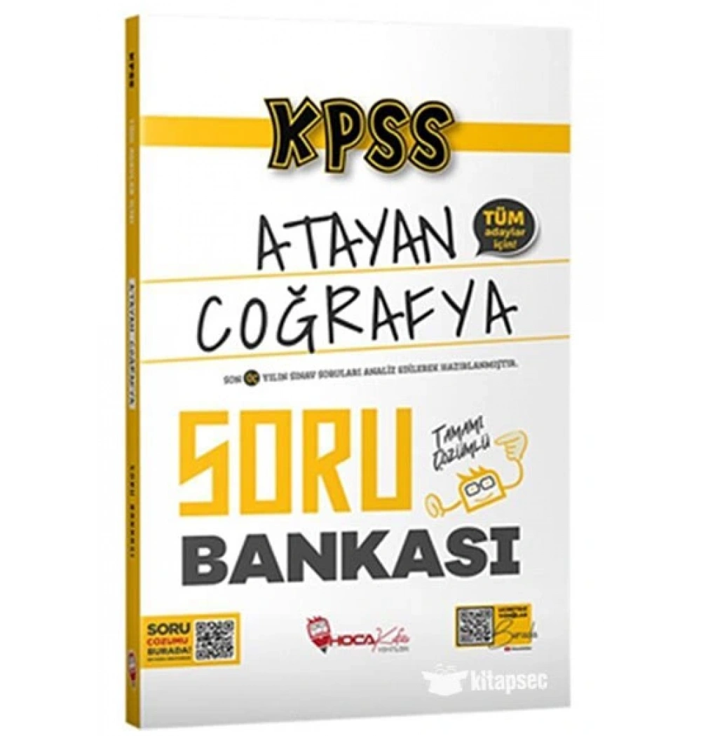 Kpss Tüm Adaylar Atayan Coğrafya Soru Bankası Hoca Kafası