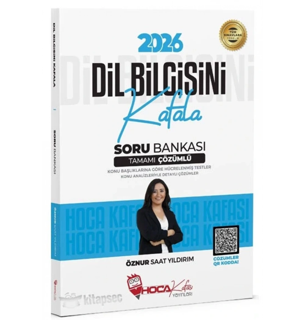 KPSS TYT DİLBİLGİSİ ÇÖZÜMLÜ SORU BANKASI HOCA KAFASI