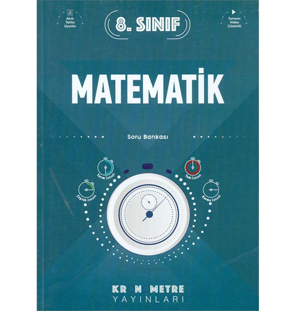 Kronometre 8.Sınıf Matematik Soru Bankası