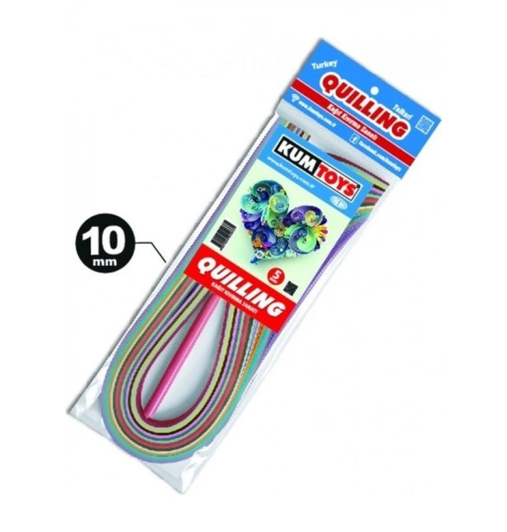 Kumtoys Quilling İnce Kağıt Kıvırma Sanatı